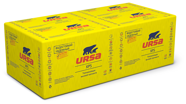 Утеплитель Ursa XPS ПРОФ 500 100х600х2500
