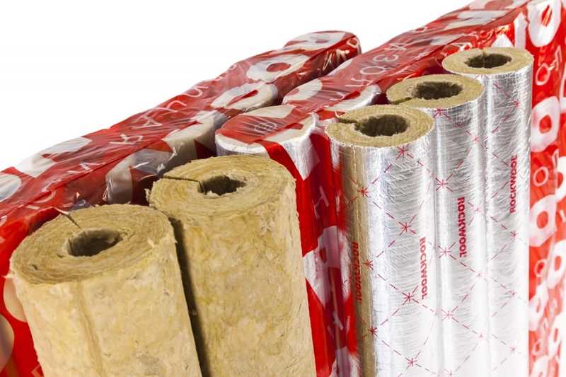 Цилиндры навивные кашированные фольгой Роквул 150 50х205