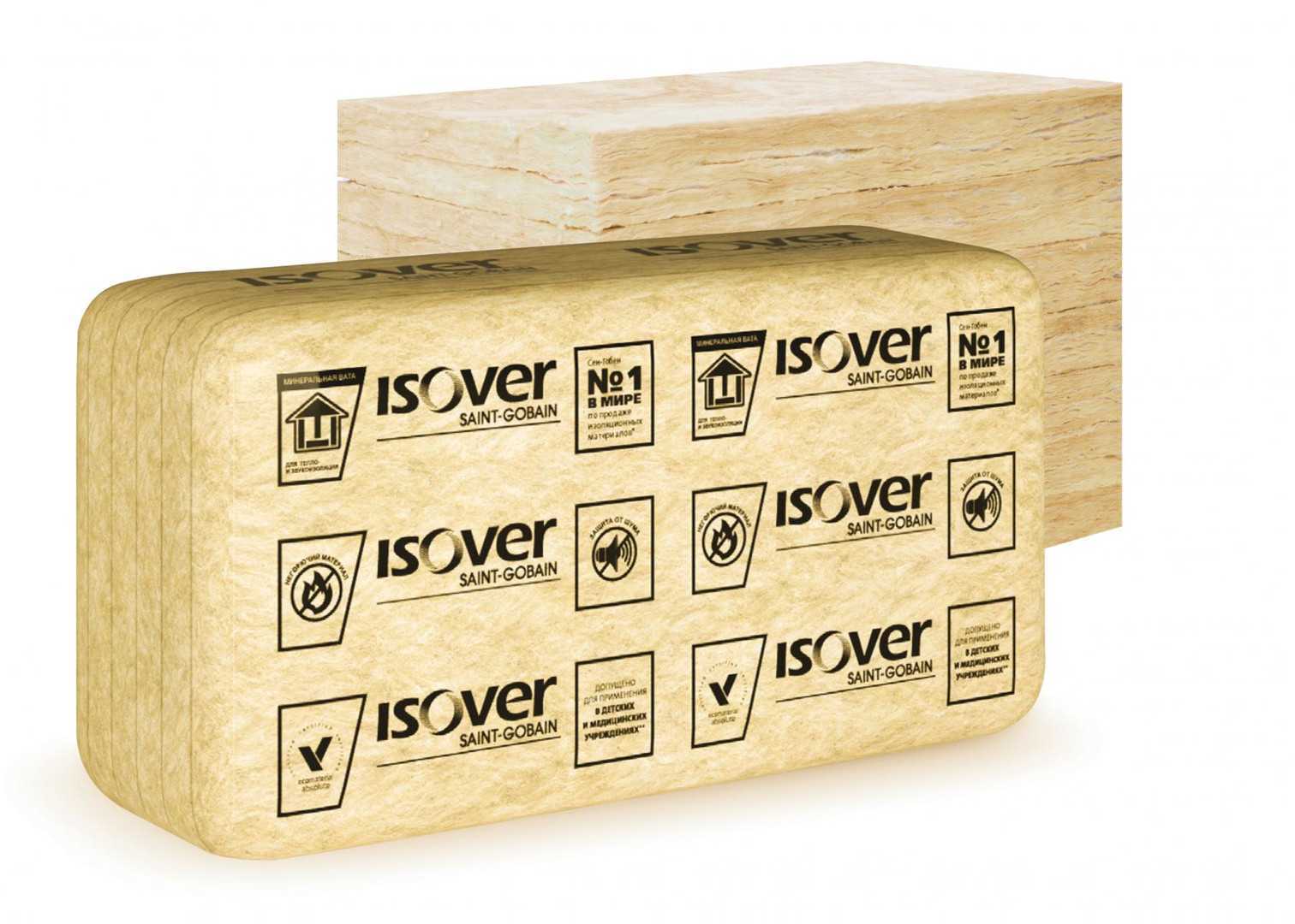 Утеплитель Isover Каркас П-37 100х565х1170 фото 1
