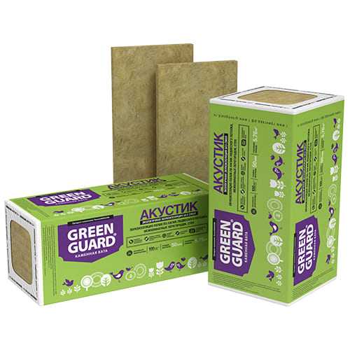 Базальтовая вата GreenGuard Акустик 75х600х1200