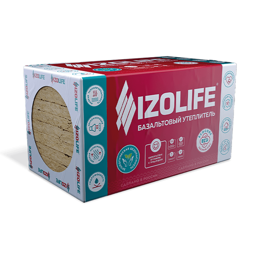 Утеплитель Izolife Вент Оптима 100х600х1200